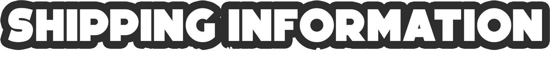 Shipping information